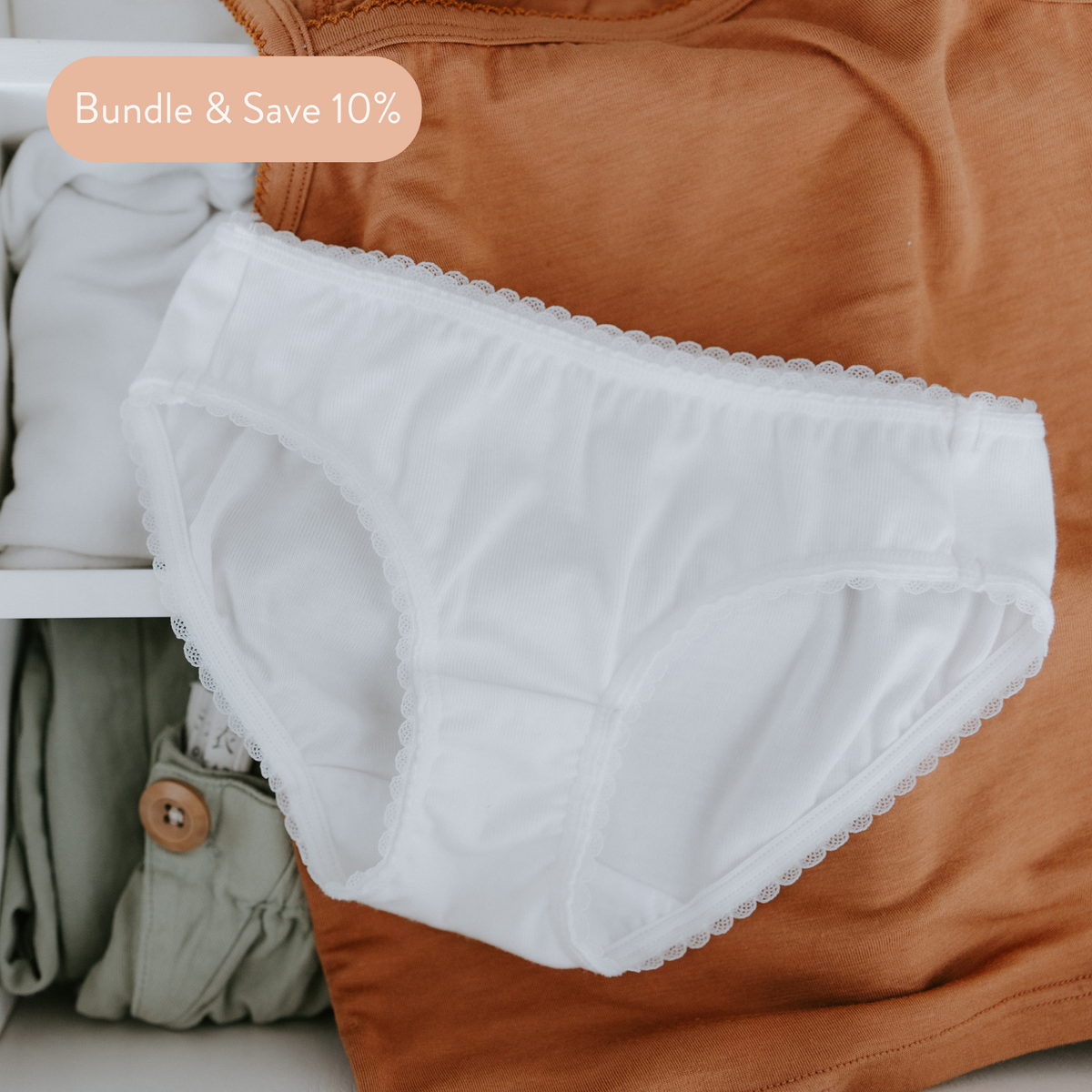 Kids Custom Handmade Cotton Underwear Elastic-free Wedgie-free