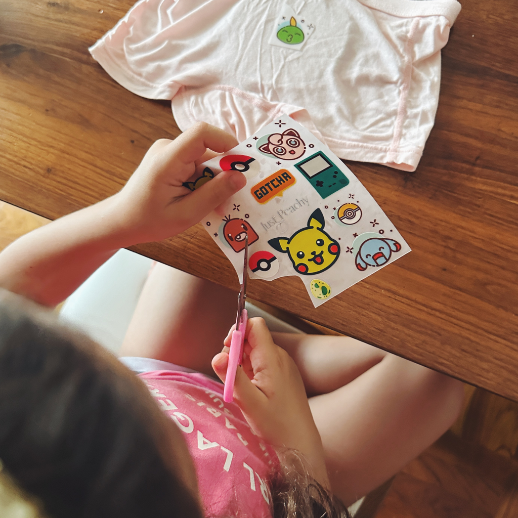 Design It Yourself Iron-On Patches | Cloth Diapers | Just Peachy