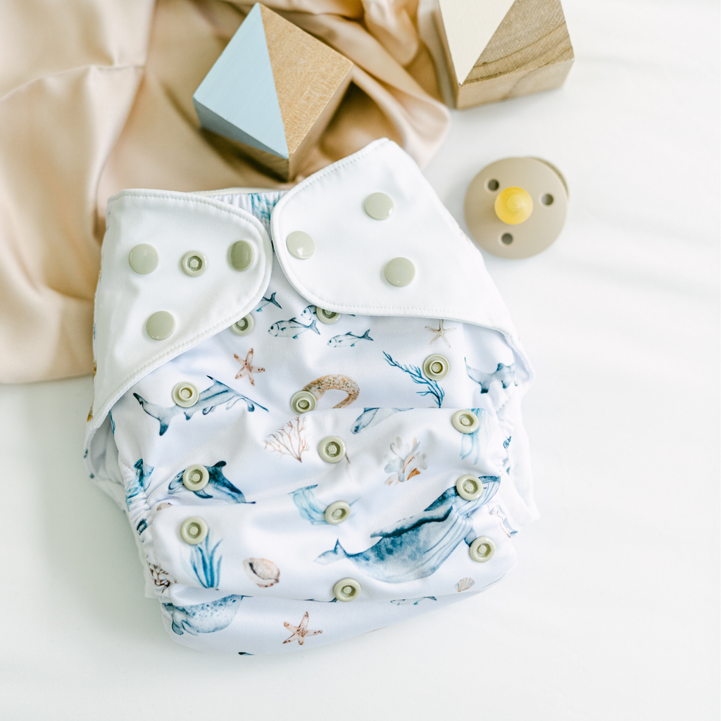 Cloth Diapers - Nature Collection Single Diaper Set + Inserts | Cloth Diapers | Just Peachy