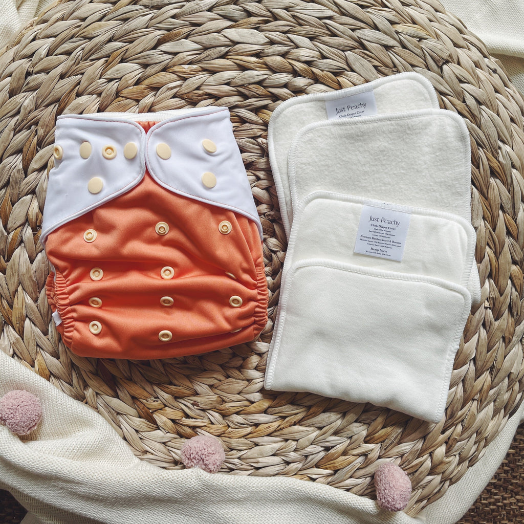 Cloth Diapers - Classic Collection - Single Diaper Set + Inserts | Cloth Diapers | Just Peachy